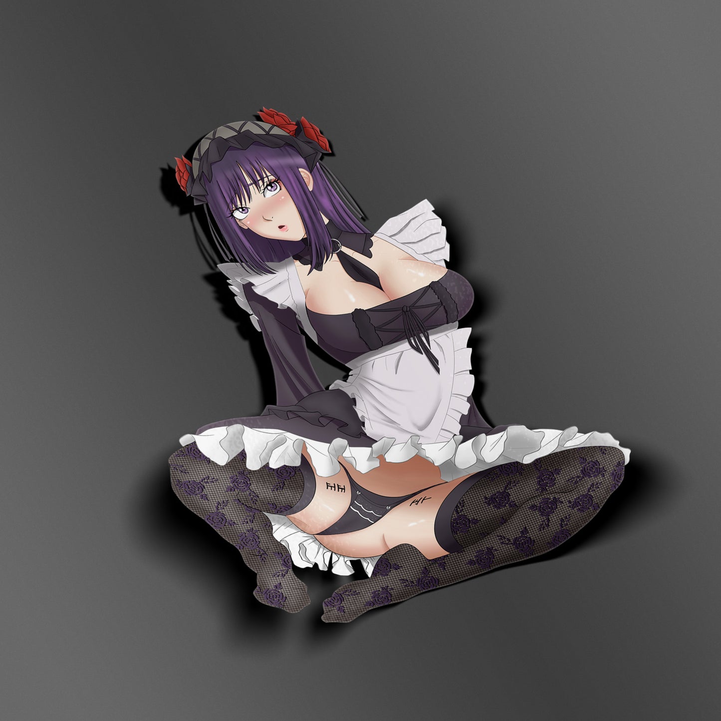 Purple Marin Sticker