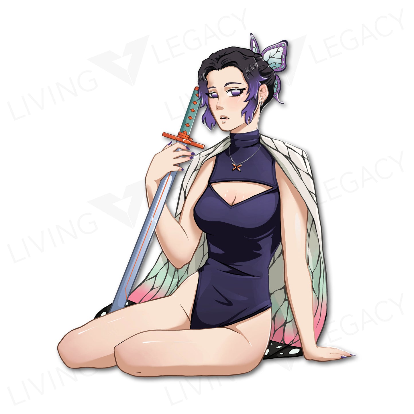 Butterfly Slayer Sticker